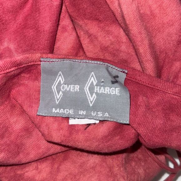 Vintage Cover Charge Southwestern Fringe Oversized T-Shirt One Size - Picture 11 of 12